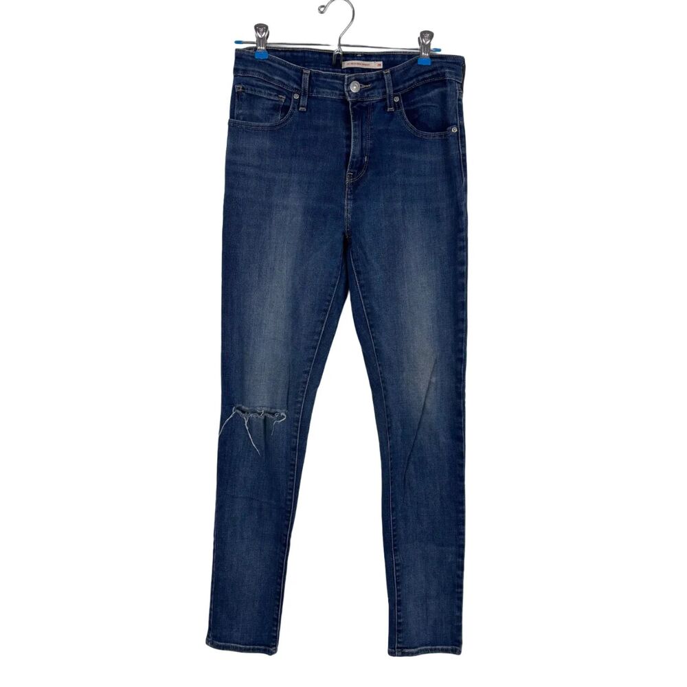 Levi's 721 High Rise Skinny Jeans Women’s 28 Distressed Ripped